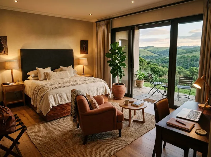 Executive room with king bed at Ekhaya Guesthouse